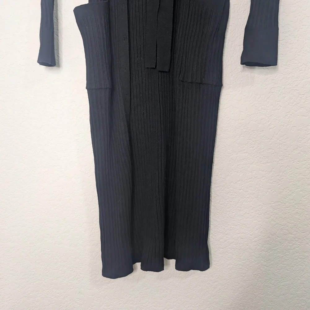 J. Crew Cotton Wool Blend Long Cardigan with Belt / S